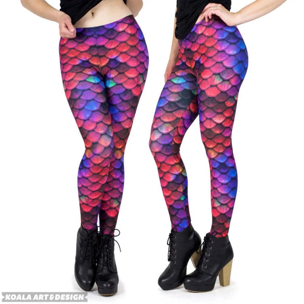 Koala Art and Design Mermaid Siren Leggings